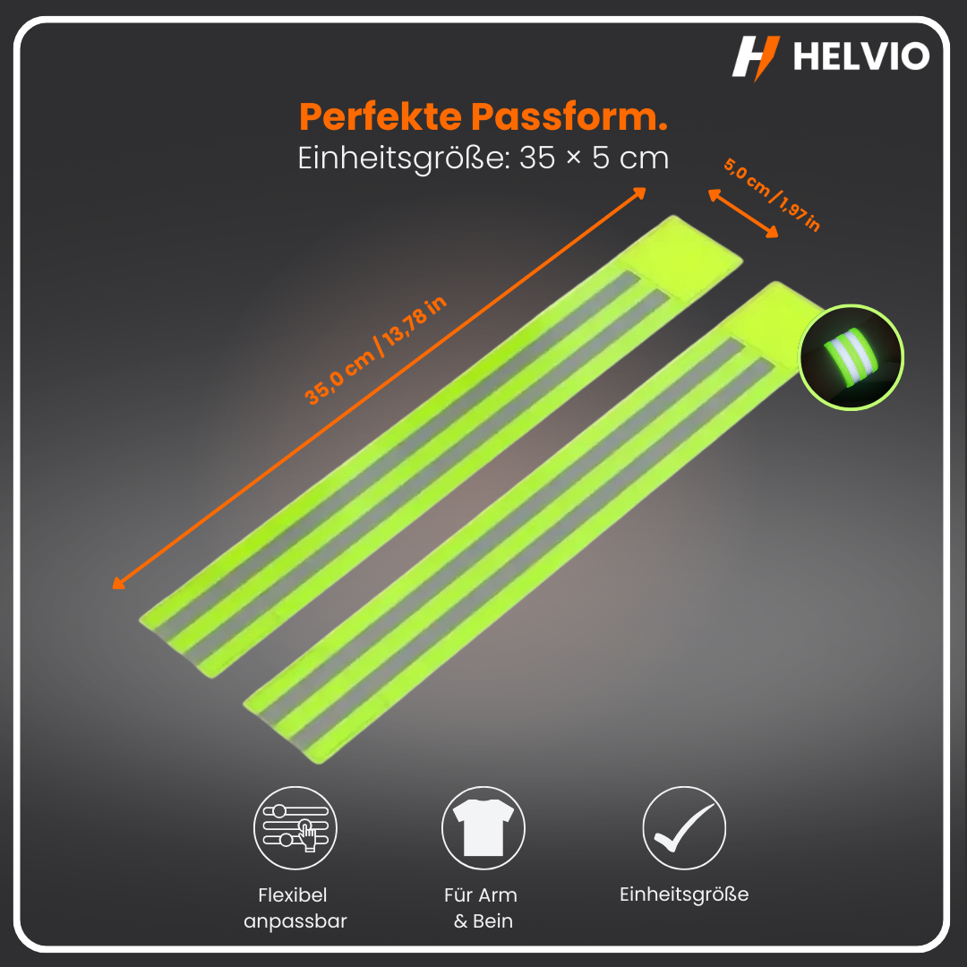 HELVIO™ LumoBand (2 pièces)