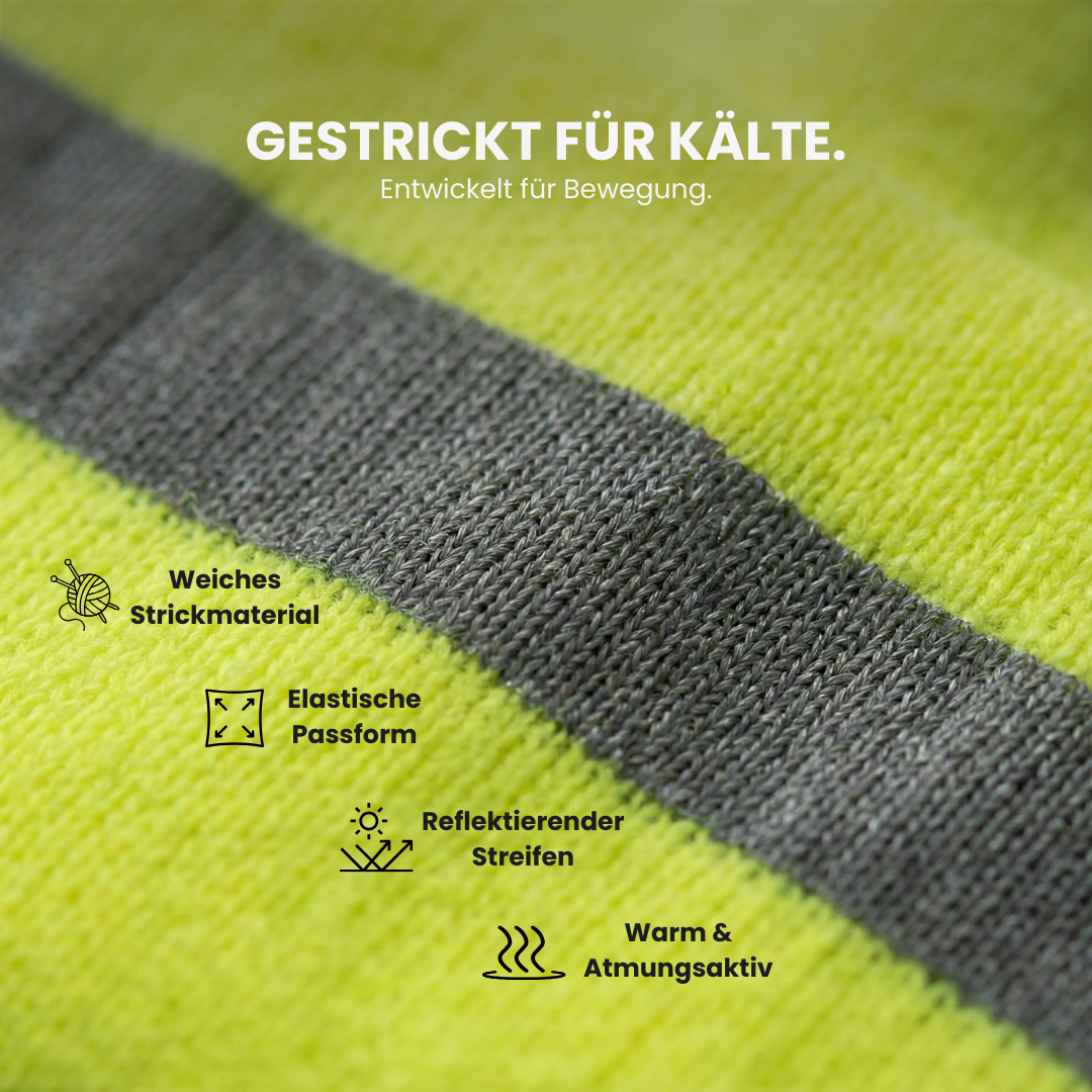 Laufmütze reflektierend einheitsgröße verstellbar – Größenvergleich | Helvio